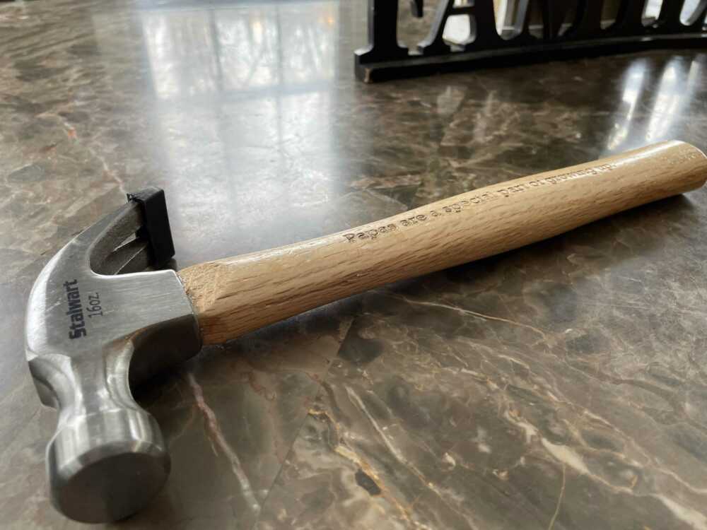 Custom Engraved Hammer