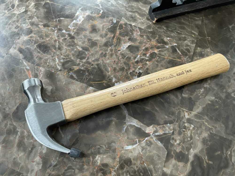 Custom Engraved Hammer