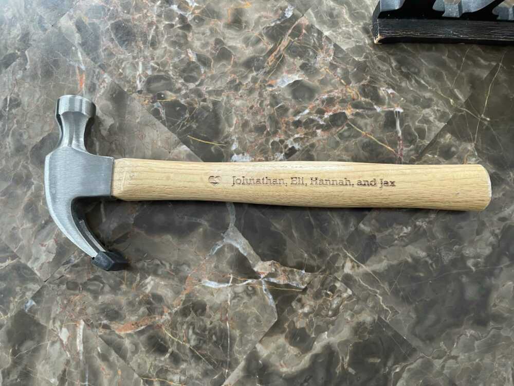 Custom Engraved Hammer