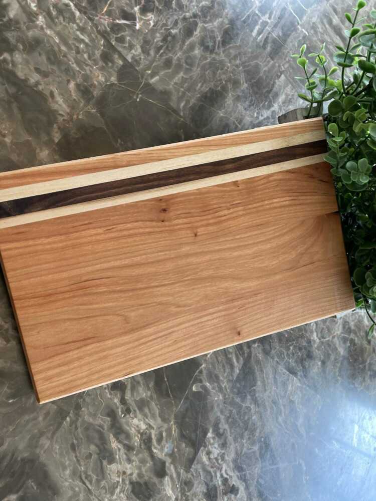 Side Strip Cherry Cutting Board