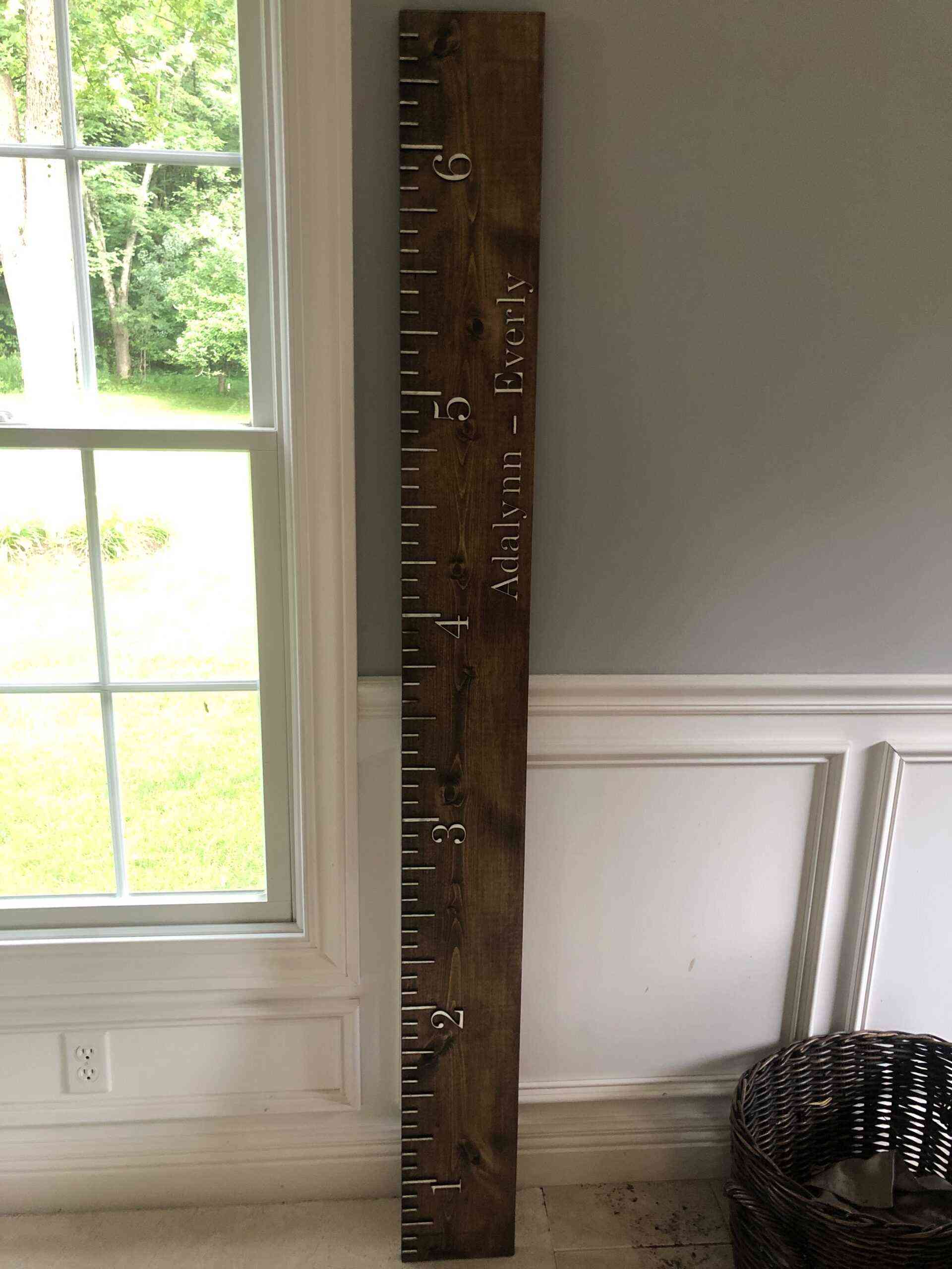 Growth Chart Ruler