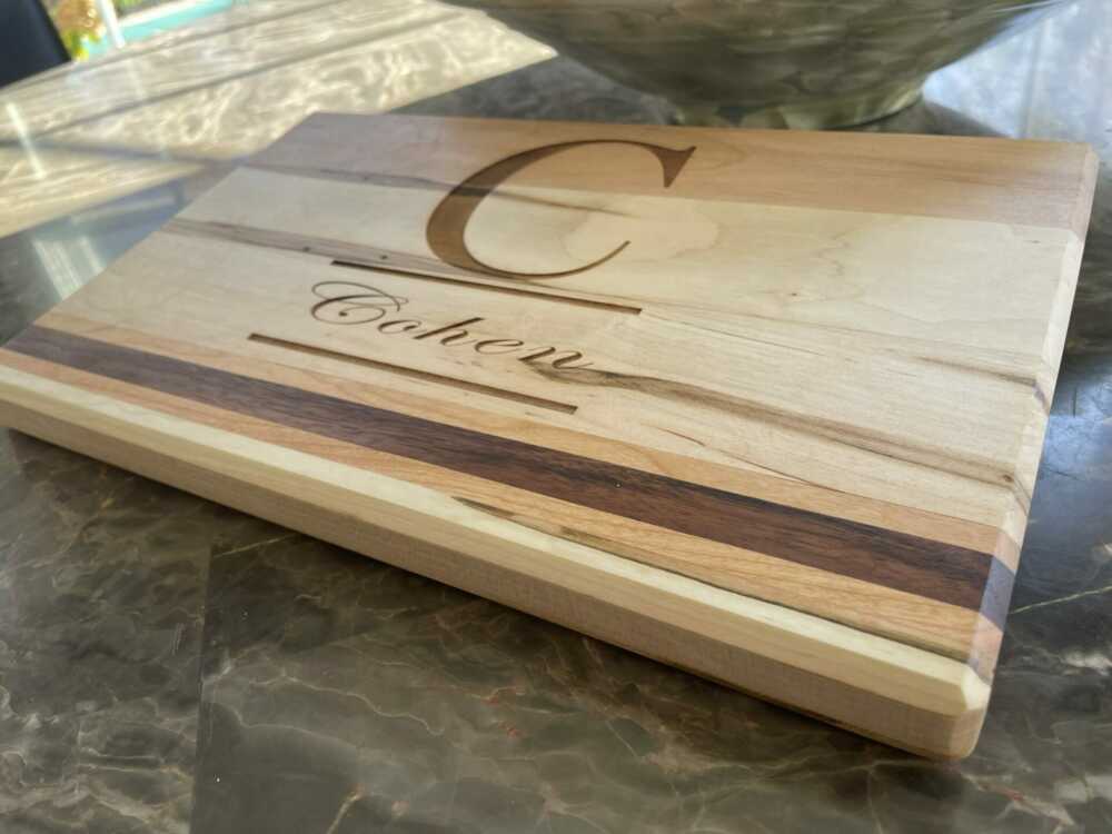 Side Strip Maple Cutting Board