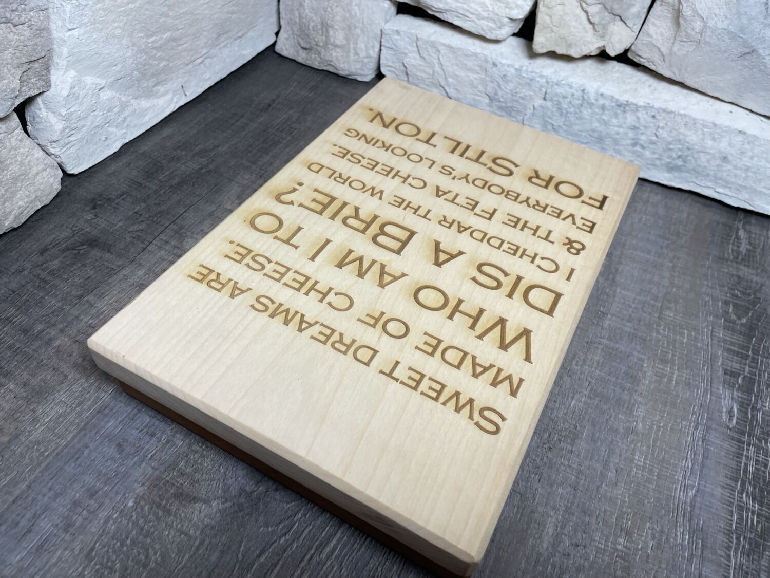 Sweet Dreams Parody Cutting Board