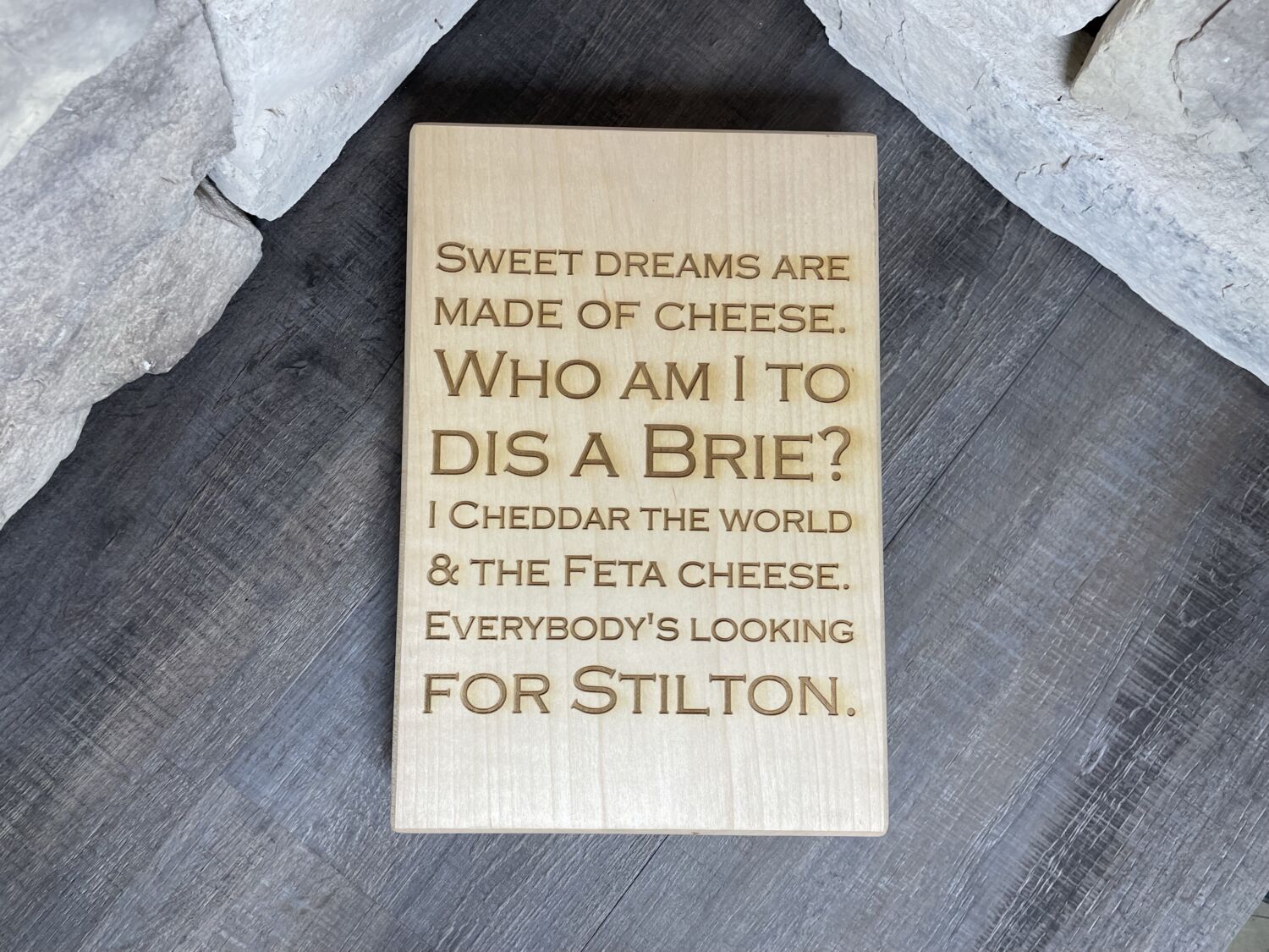 Sweet Dreams Parody Cutting Board