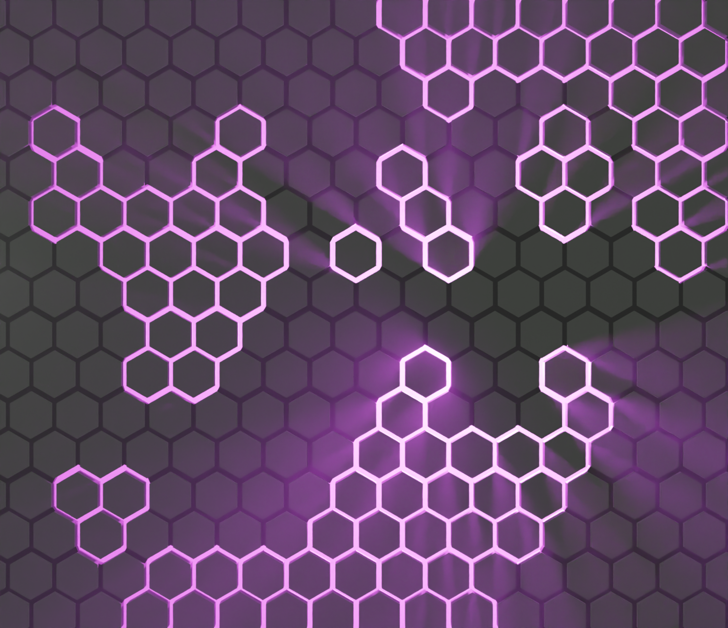 Purple hexagon vaporwave light wave mk3