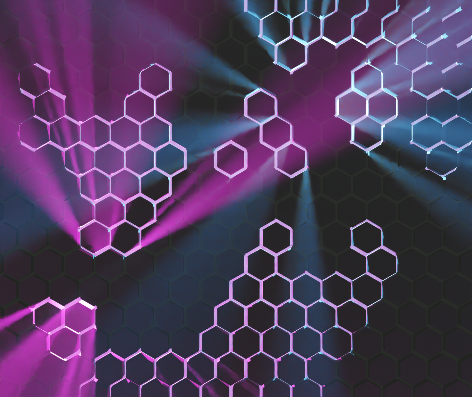 rave hexagon vaporwave light wave mk2