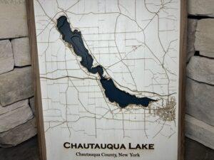 Chautauqua Lake Topography Map