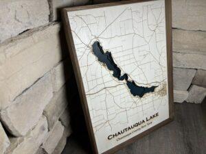 Chautauqua Lake Topography Map