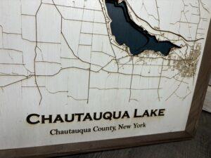 Chautauqua Lake Topography Map