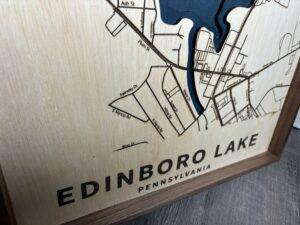 Edinboro Lake Topography Map