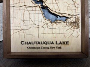 Chautauqua Lake Topography Map