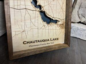 Chautauqua Lake Topography Map