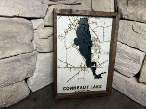 Conneaut Lake Topography Map