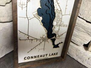 Conneaut Lake Topography Map