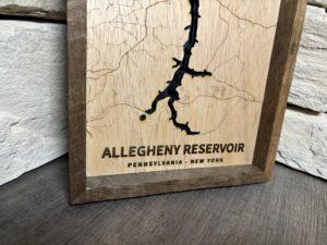 Allegheny Reservoir Topography Map