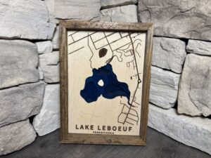 LeBoeuf Lake Topography Map