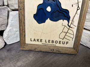 LeBoeuf Lake Topography Map