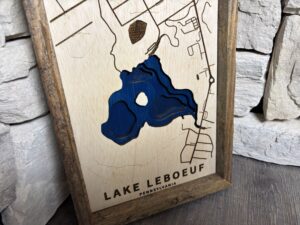 LeBoeuf Lake Topography Map