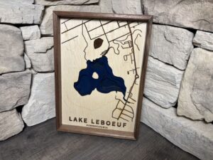 LeBoeuf Lake Topography Map